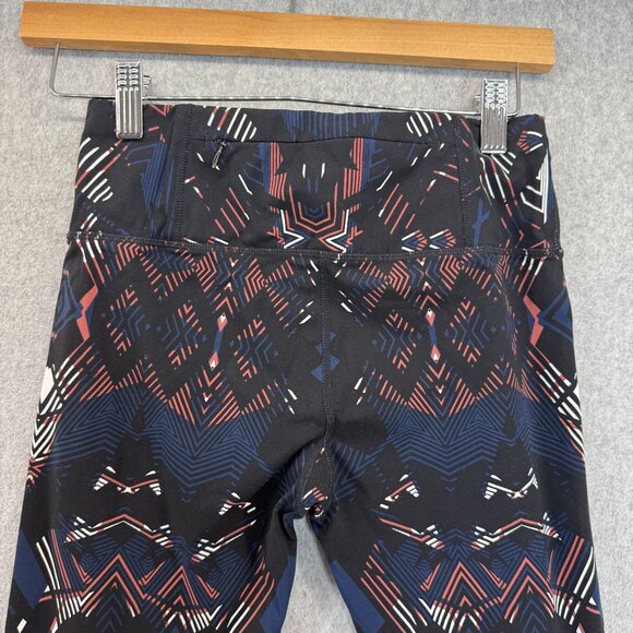 Sweaty Betty The Power Leggings Black Blue Brown Aztec‎ Print Athletic Womens XS - Picture 8 of 14